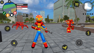 Spider Stickman Rope hero 2021 – Vegas Crime City screenshot 2