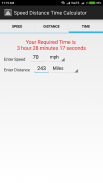 Speed Distance Time Calculator screenshot 3