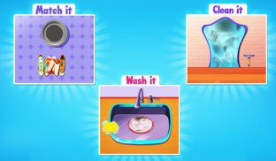 Home Cleanup and Wash juego de limpieza de la casa screenshot 2