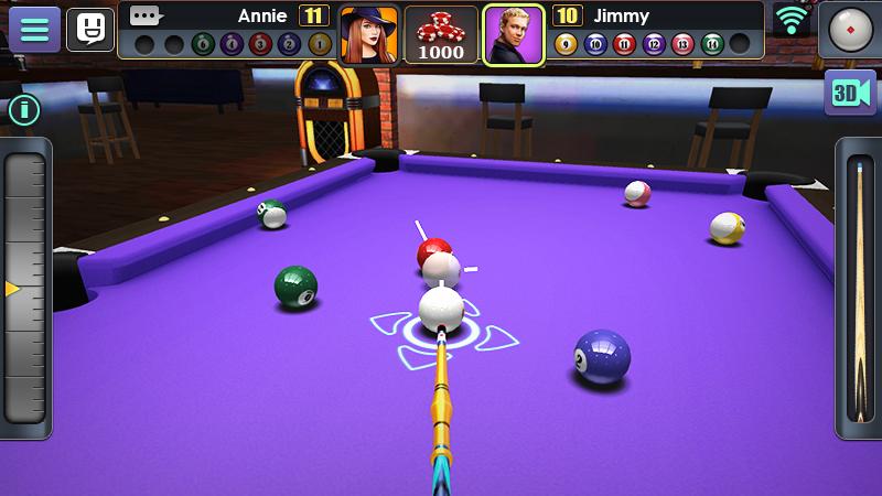 3D Pool Ball Ver. 2.2.2.3 MOD Menu APK, HIGH AIM, POWER HACK