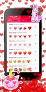 Aşk yüz ifadeleri ve whatsapp için çıkartmalar screenshot 2
