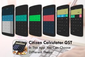 CITIZEN Calculator - GST 2020 screenshot 1