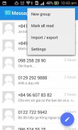 الرسائل - SMS screenshot 0