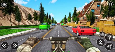 Crazy Traffic Fietser screenshot 0