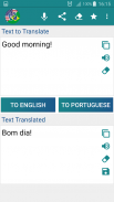 Traduttore inglese portoghese screenshot 0