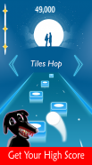 Scary cartoon dog Hop tiles screenshot 0