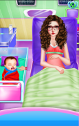 Newborn Care Game Pregnant games Mommy in Hospital screenshot 1