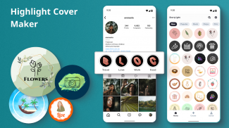 Destaque Cover Maker para Instagram - StoryLight screenshot 2