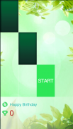 Green Piano Tiles 3 screenshot 0