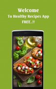 Healthy food recipes: free! screenshot 0
