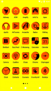 Orange and Black Icon Pack Free screenshot 23