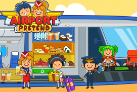 My Pretend Airport - Kids Travel Town Games screenshot 2