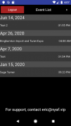 NYAF Calendar screenshot 4