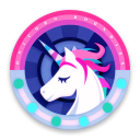 Unicorn Roundies - beautiful circle icons Icon