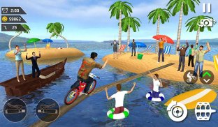 Waterpark BMX Bicycle Surfing screenshot 6