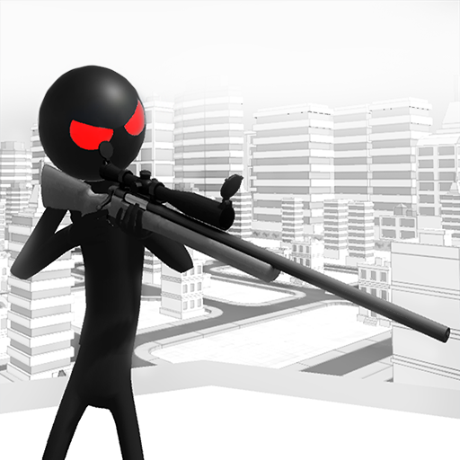 stickman with sniper