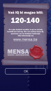 Mensa BiH screenshot 1