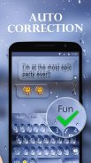 Water Drops Theme - Keyboard Theme for Android screenshot 4