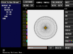 Simple Turtle LOGO screenshot 2