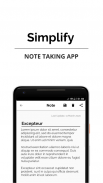 Simplify - Minimal Note screenshot 2