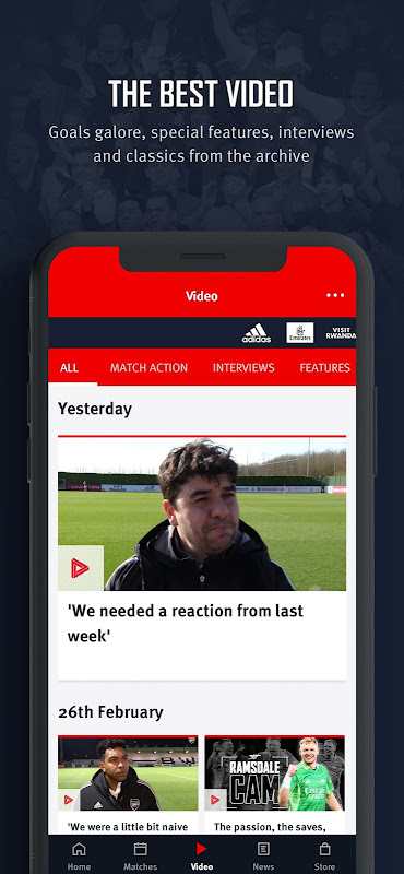 Arsenal apps and games