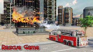 US Firefighter Truck Simulator- City Rescue heroes screenshot 2