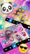 ثيم لوحة المفاتيح Galaxy Cute screenshot 1