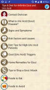 Arthritis Gout Uric Acid Diet screenshot 10