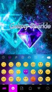 Galaxysparkle Tema de teclado screenshot 3