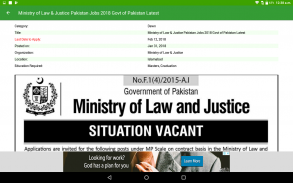 JobsAlert - Pakistan Jobs screenshot 4