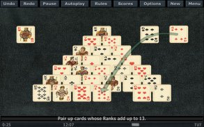 Pyramid Solitaire screenshot 2