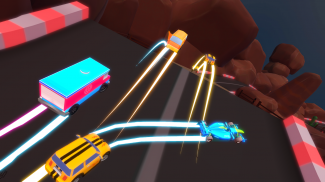 Neon Drive - Retro Car Racing screenshot 3