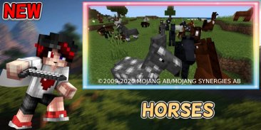 Mod Horses for MCPE + Map screenshot 1