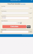 Pump Power Calculator screenshot 0