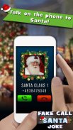 Fake Call Santa Joke screenshot 0