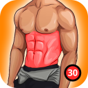 Abs Workout - Six Pack 30 Day Fitness Icon