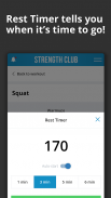 Strength Club - Intermediate Training App screenshot 1