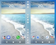 Cool Waves Theme For Xperia screenshot 0