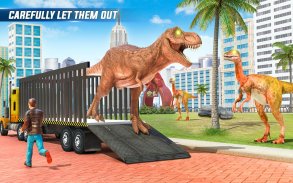 Angry Dino Zoo Transport: Animal Transport Truck screenshot 7