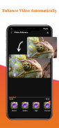Video quality enhancer-editor screenshot 1