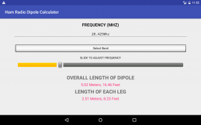 Ham Radio HF Dipole Calculator screenshot 0