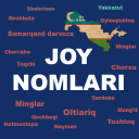 Joy nomlari - O'zbekiston Mahalla Guzar Qishloqlar