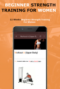 12 Weeks Beginner Strength Training For Women screenshot 6