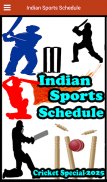 Indian Sports Schedule screenshot 6