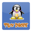 Tux Rider Icon