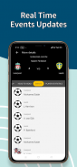 Aplicación de fútbol en vivo: estadísticas en vivo screenshot 1