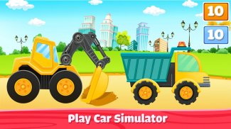 Kids car : builder & simulator screenshot 2
