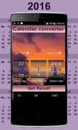 Calendar Converter 2017 screenshot 2