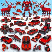 Deer Robot Car Game-Robot Game screenshot 1