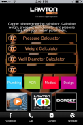 Lawton Copper Tube Calculators screenshot 2